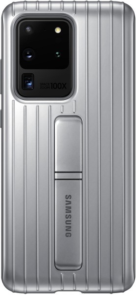 Samsung Protective Standing Cover für Galaxy S20 Ultra, Silver
