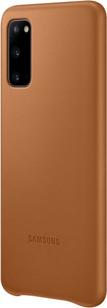 Samsung Leather Cover EF-VG980 für Galaxy S20, Brown