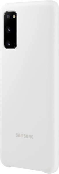 Samsung Silicone Cover EF-PG980 für Galaxy S20, White