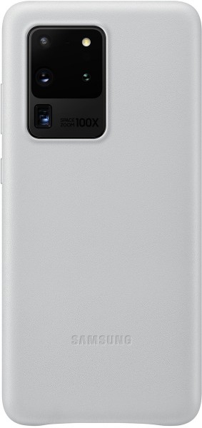 Samsung Leather Cover EF-VG988 f. Galaxy S20 Ultra, Light Gray