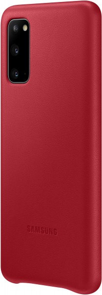 Samsung Leather Cover EF-VG980 für Galaxy S20, Red