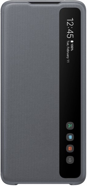 Samsung Clear View Cover EF-ZG988 für Galaxy S20 Ultra, Gray