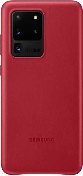 Samsung Leather Cover EF-VG988 für Galaxy S20 Ultra, Red