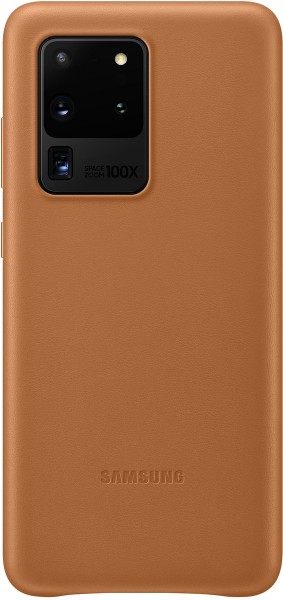 Samsung Leather Cover EF-VG988 für Galaxy S20 Ultra, Brown