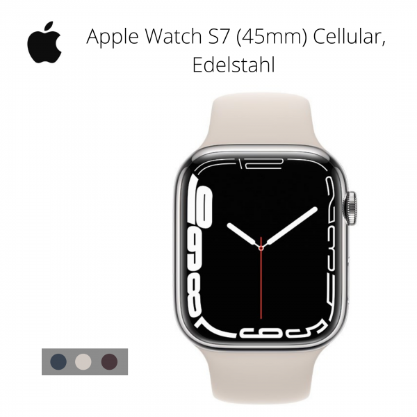 Apple Watch S7 45mm Edelstahl